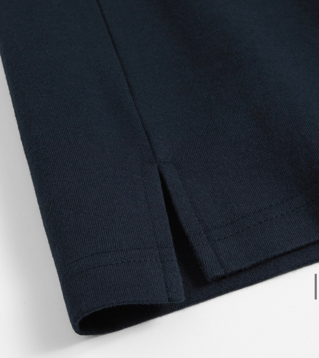 BRENSON Relaxed Double Cotton Collar Long Sleeve T-Shirt|BRENSON сул загвартай захтай урт ханцуйтай цамц.