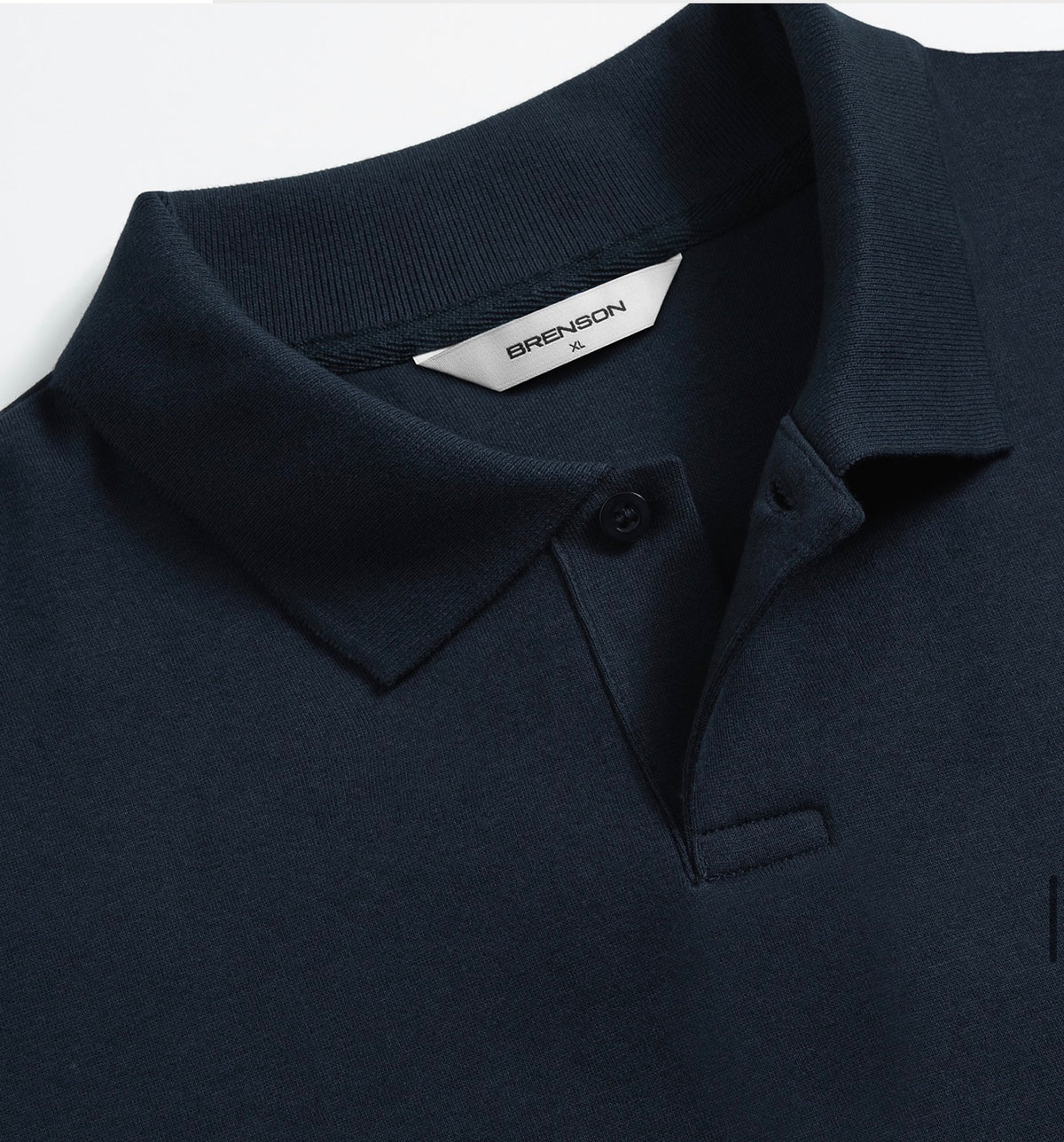 BRENSON Relaxed Double Cotton Collar Long Sleeve T-Shirt|BRENSON сул загвартай захтай урт ханцуйтай цамц.