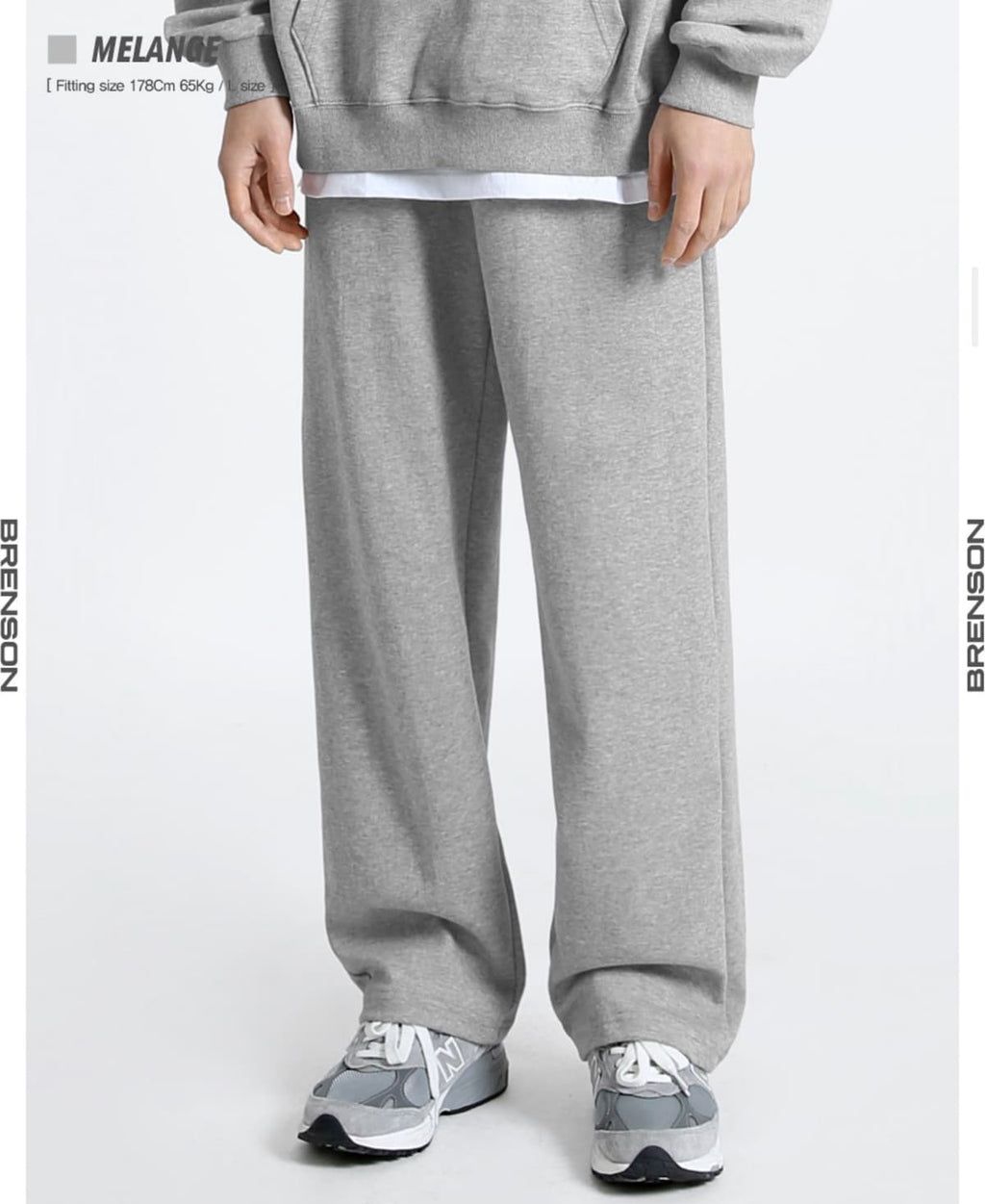 BRENSON Wide Sweat Pants (Fleece Option)